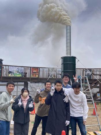 参加した王寺工業の生徒6名